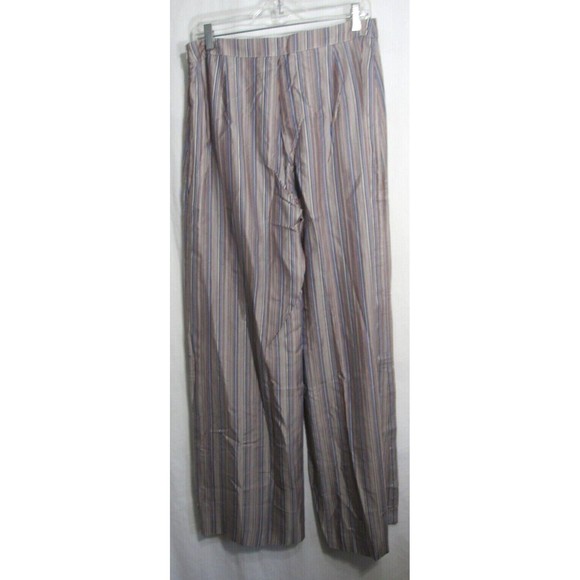Samsoe Samsoe Multicolored Striped Wide Leg Elina Trousers Pants Size Large NWT - Picture 3 of 8